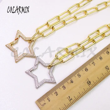 3pcs Star obeski ogrlica hrambe nakit dodatki kristalno pribor za ženske, nakit, darilo za ženske 50958