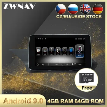 4G+64 G Android 9.0 Avto multimedijski Predvajalnik, GPS Navi Za Benz E W212 2009-2016 avto auto radio, video, stereo vodja enote wifi brezplačno zemljevid