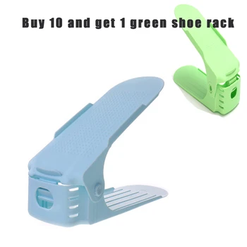 5 Barv Moda Za Čevlje Police Dvojno Čiščenje Shranjevanje Čevlji Rack Priročno Shoebox Čevlji Organizator Stojalo Polica Padec Ladijskega Prometa