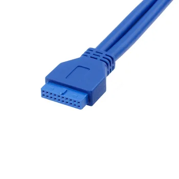 50 cm 20pin USB 3.0 Motherboard Mainboard 20 pin Ženski Ženski F/F Glava Podaljšek Adapter