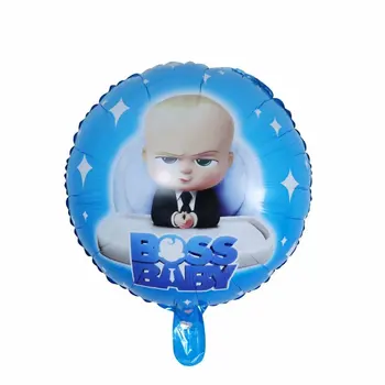 50pcs Baby Šef Balone Z Modro Baloon Fantek Šef Rojstni Dekoracijo Baloon Dobavitelj Najprej 1. Eno Leto Starega Kroglice