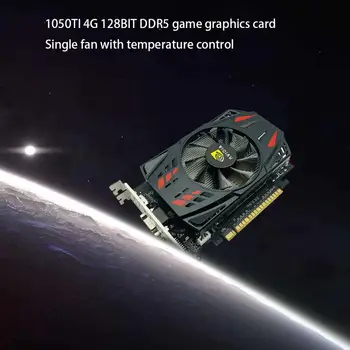 550TI 128BIT GPU 2GB GDDR5 128bit Gaming Računalnik, Video Grafične Kartice za GTX En Ventilator z Nadzorom Temperature