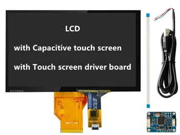 7 palčni LCD-zaslon na dotik AT070TN90 V. 1 AT070TN90 V. X 20000938-00 Odpornost Kapacitivni Računalnike z voznikom odbor