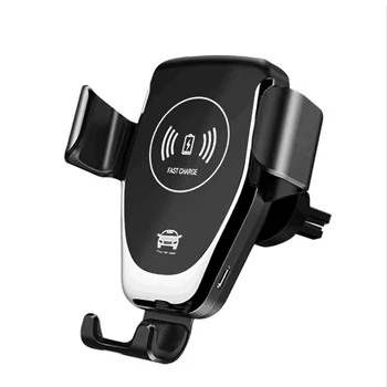 Avtomatsko Vpenjanje Brezžični Avto Polnilec Zraka Vent Nosilec za Telefon, 360-Stopinjski Zasuk USB Polnjenje Vesa Za iphone Android