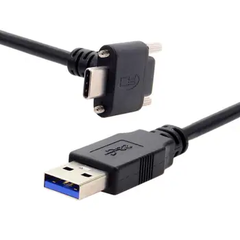CY Primerni za Oculus Povezavo VR USB 3.1 Tip-C Dual Vijak Zaklepanja Standard USB3.0 Podatkovni Kabel