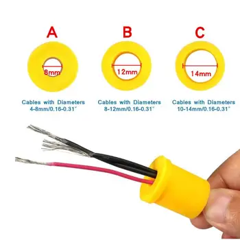 Dozi IP68 Vodotesen Sunproof Prostem Več 3 Načine Plastičnih Električne dozi Primeru Žice Kabel Priključek za Zaščito