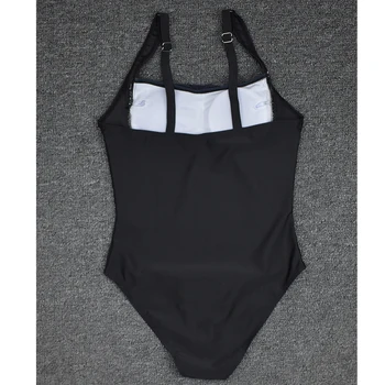 EVISPORTS Retro En Kos Plus Velikost, Plavanje Obleko Za Ženske Kopalke Backless Monokini Nezakonitih Proge kopalke, Kopalke
