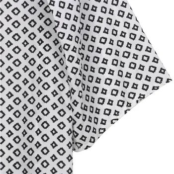Hirigin nov modni 2019 Ženske Bluzo 3/4 rokav kritje ups majice ženske Geometrijo Natisnjeni Poletje Šifon Šal Kimono Cardigan