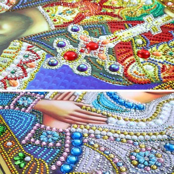 Huacan Posebno Oblikovan Diamond Slikarstvo Vere ikone 5D Diamond Vezenje Mozaik Doma Dekor 40x50cm Prodaje