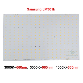 LM301B QB288 Quantum Samsung LED Board v2 3000K 3500K mix 660nm odbor samo,brez voznika, brez hladilnega telesa