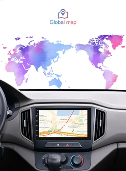 Podofo Android 9.1 2 Din avtoradio Multimedijski Predvajalnik Univerzalni auto Stereo GPS Za Volkswagen Nissan Hyundai Kia toyota LADA