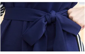 Poletje moda za nosečnice, doječe obleko okoli vratu dolg rokav bombaža dolgo elegantno topla oblačila dojenje