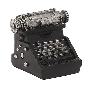 Trgatev stare ustvarjalne smolo mini pisalnim strojem majhnimi okraski desk okraski Doma okraski otroke darila trgovina streljanje rekviziti