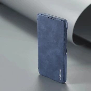 Usnja flip magnetni primeru Samsung A21S A31 A41 A51 A71 A50 A70 S20 Ultra S10 E S8 S9 Opomba 20 Plus S7 Edge Flip sim telefon Kritje