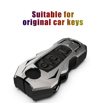 Usnje Avto Ključ Primeru Zajema Lupini Za Mazda 2 3 6 Axela Atenza CX-5 CX5 CX-7 CX-9 2016 Pribor Keychain Avto Styling