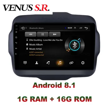 VenusSR Android 8.1 2.5 D avto dvd Za JEEP Renegade Radio 2016-2020 večpredstavnostna GPS Radio stereo gps navigacija