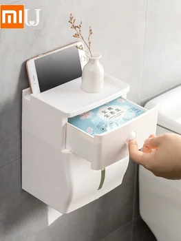 Youpin JordanJudy Wall-mounted tkiva polje toaletni papir Polica Št izsekavanje Nepremočljiva pladenj za Papir roll